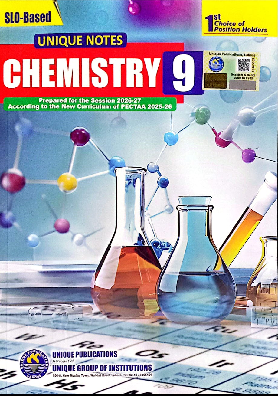 CHEMISTRY 9  ( ENGLISH MEDIUM )